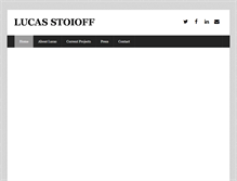 Tablet Screenshot of lucasstoioff.com
